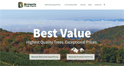 Desktop Screenshot of brownstreefarm.com